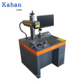 20W 30W 50W Portable CNC Fiber Laser Marking Machine Logo Printing Machine for Small Metal Engraving Machinery for Metal with Ezcad Software and Rotary Axis